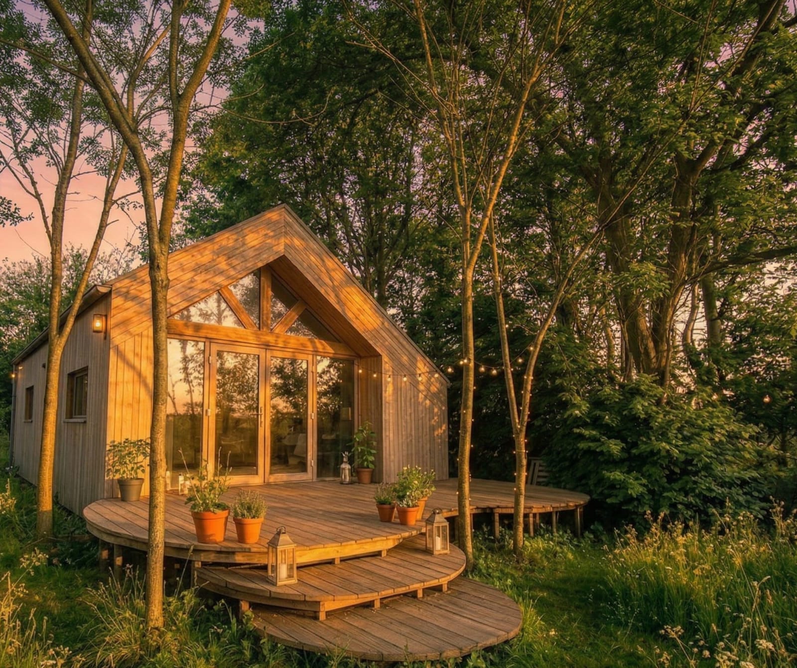 Natuurhuisje Acasia midden in het voedselbos