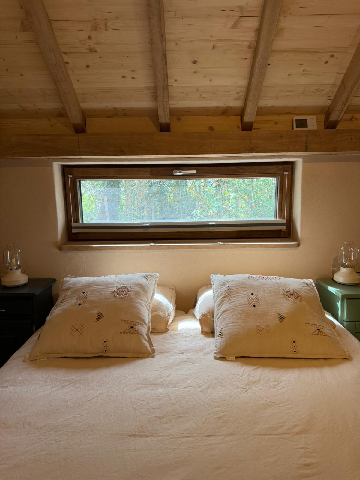 Slaapkamer met tweepersoons bed